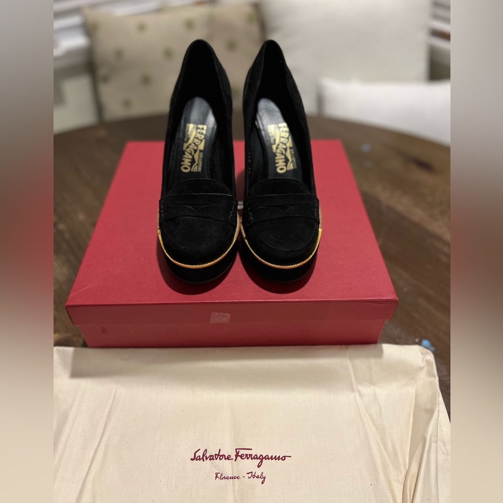 Salvatore Ferragamo platform moccasins